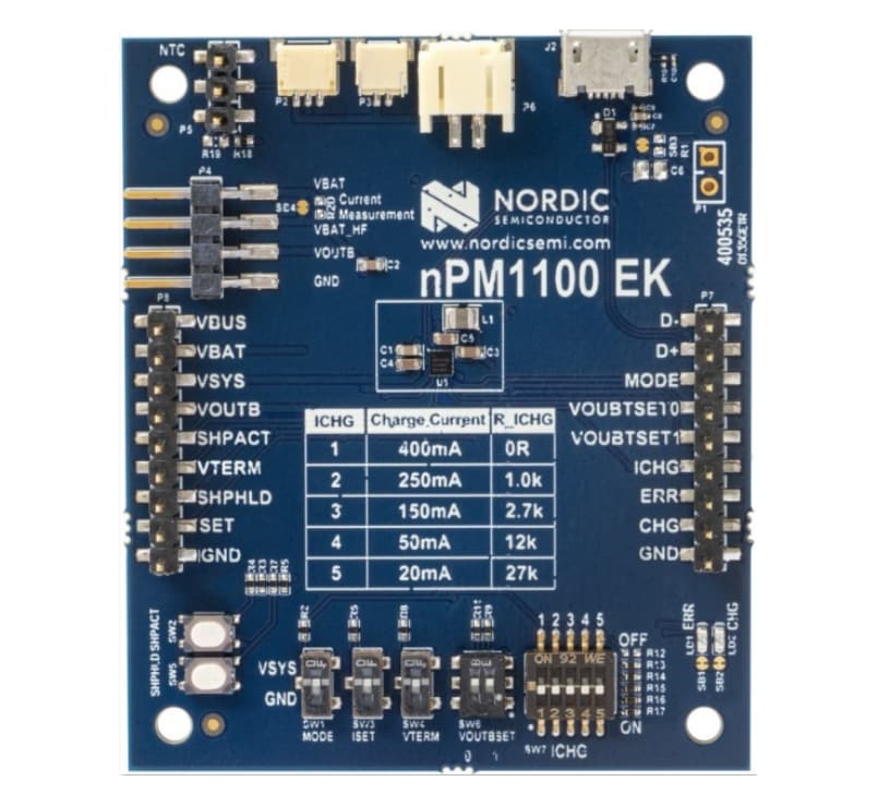 Nordic Semiconductor nPM1100 EK Evaluation Kit